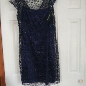 Navy blue dress
